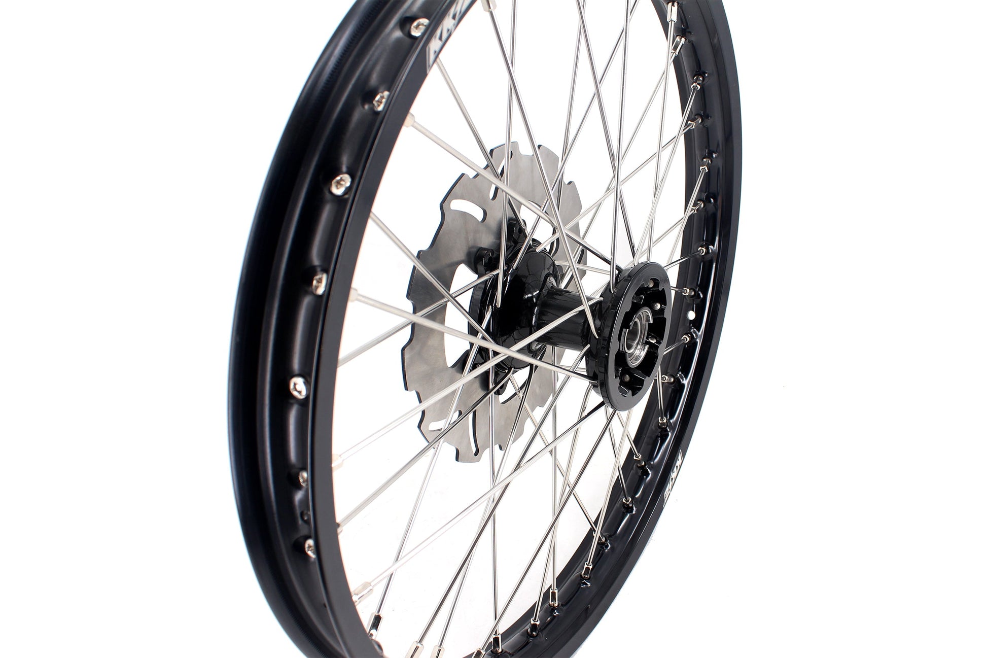 KKE 21 & 19 Casting MX Rims for Honda XR400R 96-04 XR600R 91-2000 240MM/220MM Disc Black&Black - Howling Moto