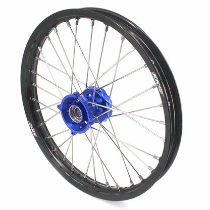 KKE 19" 16" CNC Big Kid's Wheels Rims Fit For Gas Gas MC85 2021-2024 Blue - Howling Moto