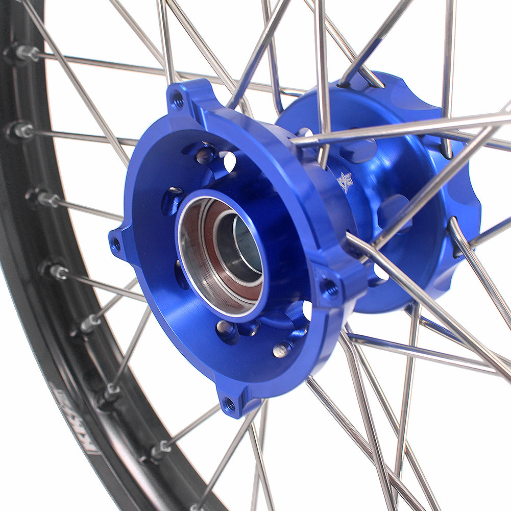 KKE 19" 16" CNC Big Kid's Wheels Rims Fit For Gas Gas MC85 2021-2024 Blue - Howling Moto