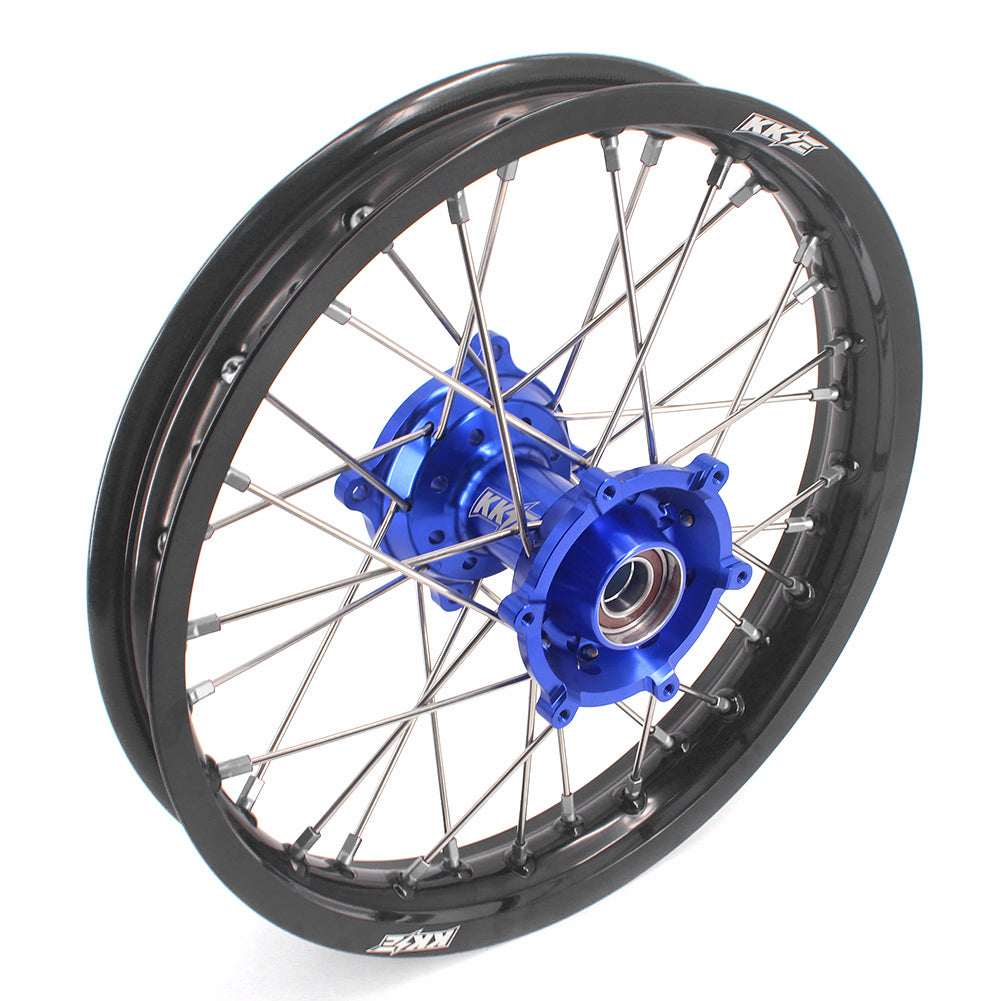 KKE 19" 16" CNC Big Kid's Wheels Rims Fit For Gas Gas MC85 2021-2024 Blue - Howling Moto