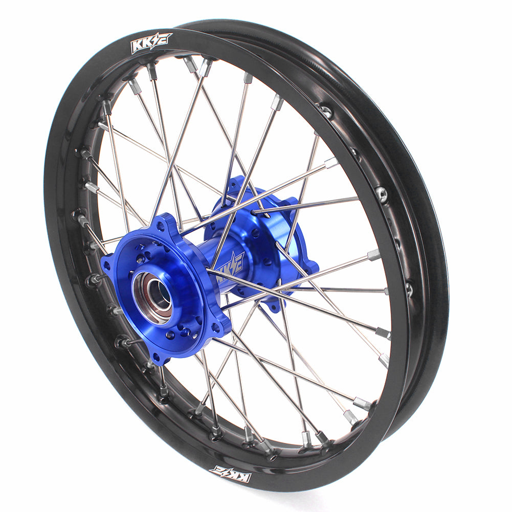 KKE 19" 16" CNC Big Kid's Wheels Rims Fit For Gas Gas MC85 2021-2024 Blue - Howling Moto