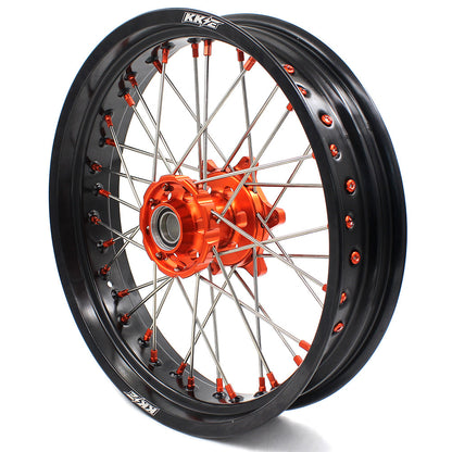 KKE 17Inch CUSH Drive Supermoto Wheels Rims For KTM690 SMC 2007-2011 For KTM690 Enduro R 2008-2022 - Howling Moto