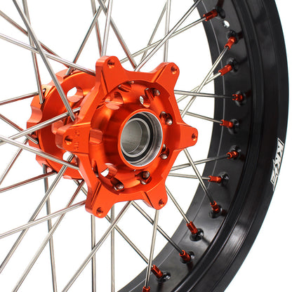 KKE 17Inch CUSH Drive Supermoto Wheels Rims For KTM690 SMC 2007-2011 For KTM690 Enduro R 2008-2022 - Howling Moto