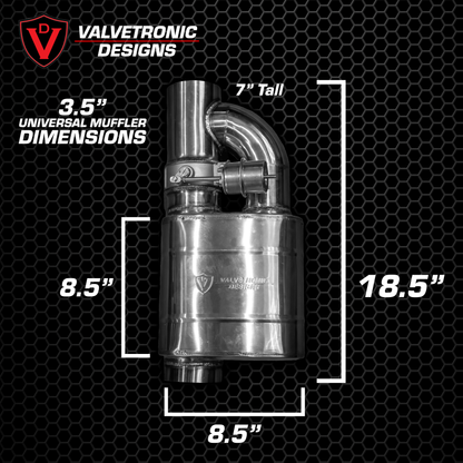UNIVERSAL VALVED MUFFLER KIT