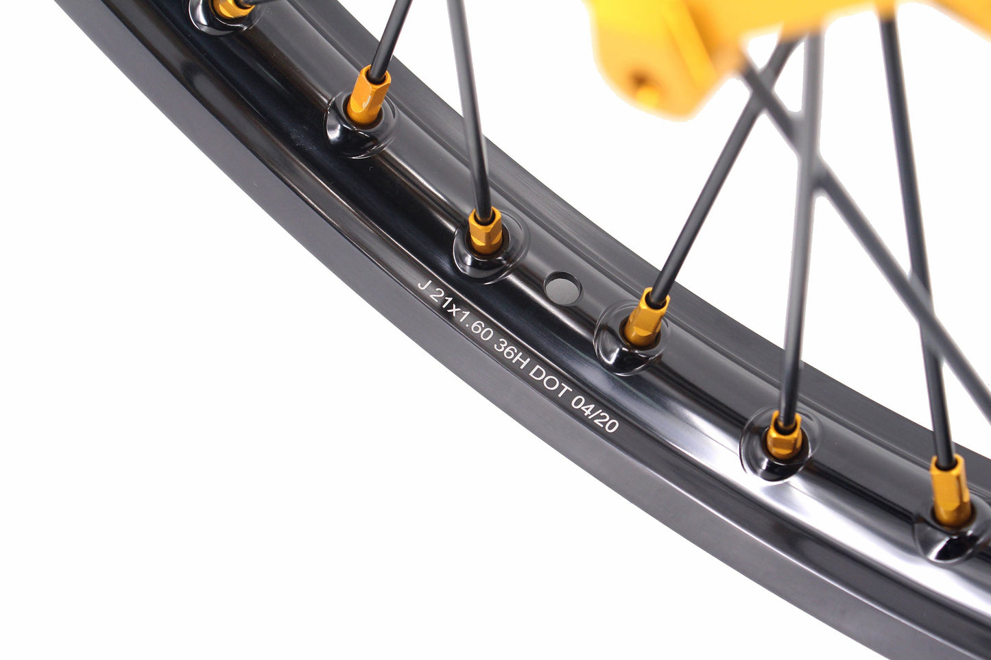 KKE 21/18 Enduro Off Road Wheels For SUZUKI DRZ400SM 2005-2024 Gold Nipples - Howling Moto