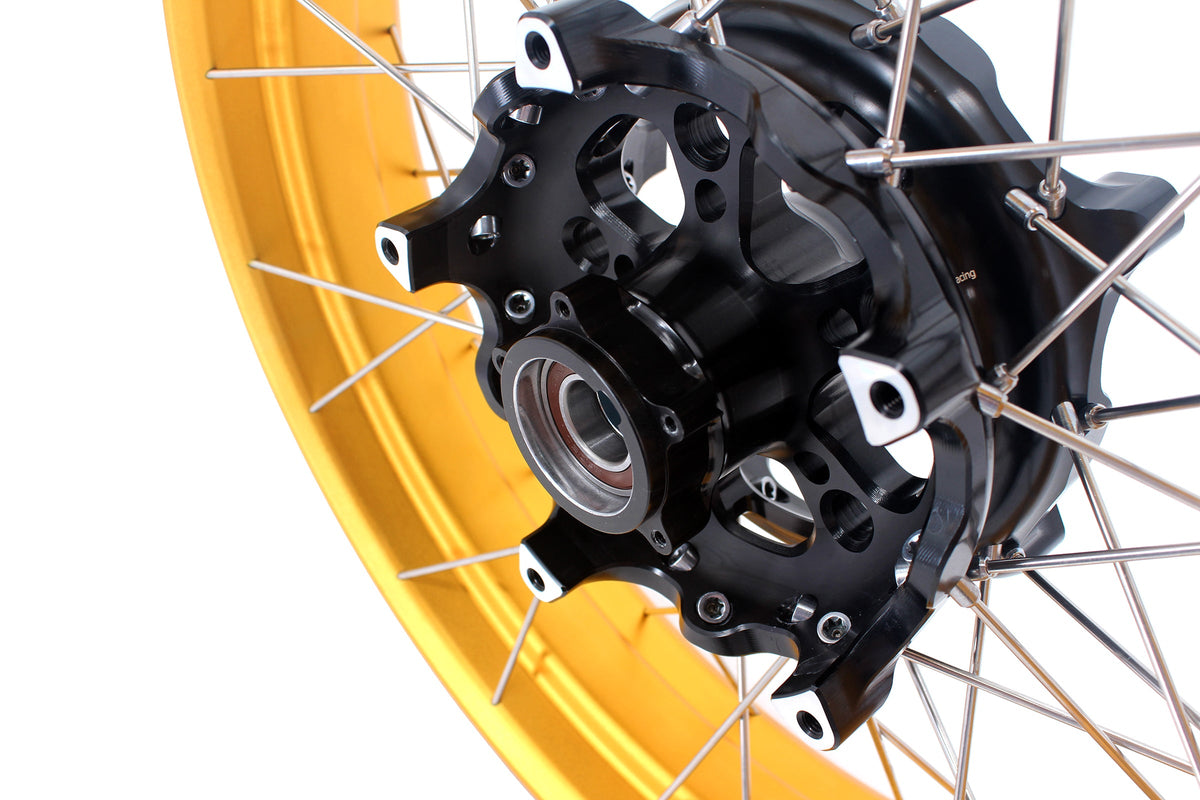 VMX-Racing 3.0*19inch & 4.25*17inch Tubeless Wheels Compatible with BMW F800GS 2024-2025 Gold Rims