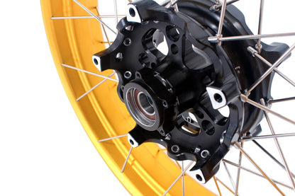 VMX-Racing 3.0*19inch & 4.25*17inch Tubeless Wheels Compatible with BMW F800GS 2024-2025 Gold Rims