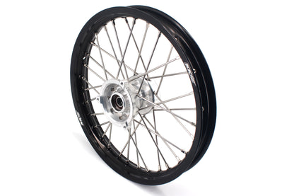 KKE 14 & 12 Small Kid's Wheels Rims Set for KTM 65 SX 2002-2024 Silver&Black - Howling Moto