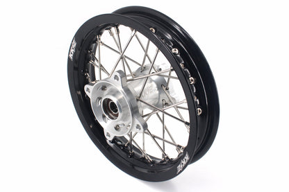 KKE 12 & 10 Kid's Wheels For KTM SX50 2014-2023 For Gas Gas MC50 2021-2024  Mini Bike Silver&Black - Howling Moto