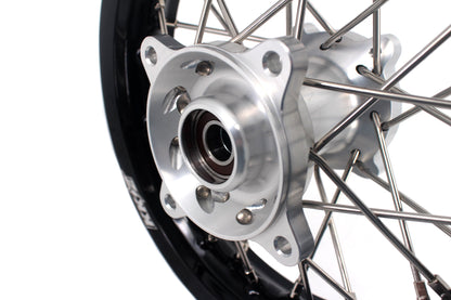 KKE 12 & 10 Kid's Wheels For KTM SX50 2014-2023 For Gas Gas MC50 2021-2024  Mini Bike Silver&Black - Howling Moto
