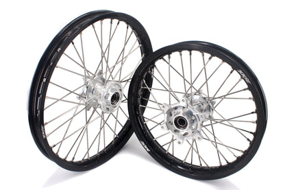 KKE 21/18 Enduro Rim Wheels For KTM EXC EXC-F EXC-W XCW 125-530CC 2003-2025 Silver Hubs