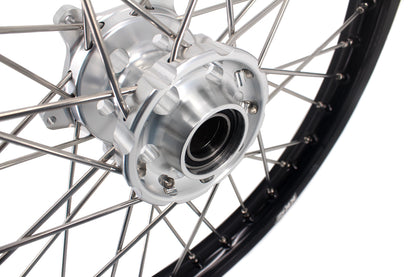 KKE 21/18 Enduro Rim Wheels For KTM EXC EXC-F EXC-W XCW 125-530CC 2003-2025 Silver Hubs