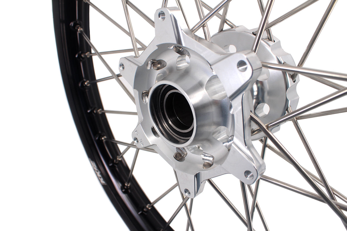 KKE 21/18 Enduro Rim Wheels For KTM EXC EXC-F EXC-W XCW 125-530CC 2003-2025 Silver Hubs