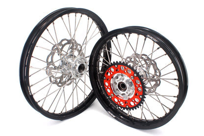 KKE 21/18 Enduro Rim Wheels For KTM EXC EXC-F EXC-W XCW 125-530CC 2003-2025 Silver Hubs
