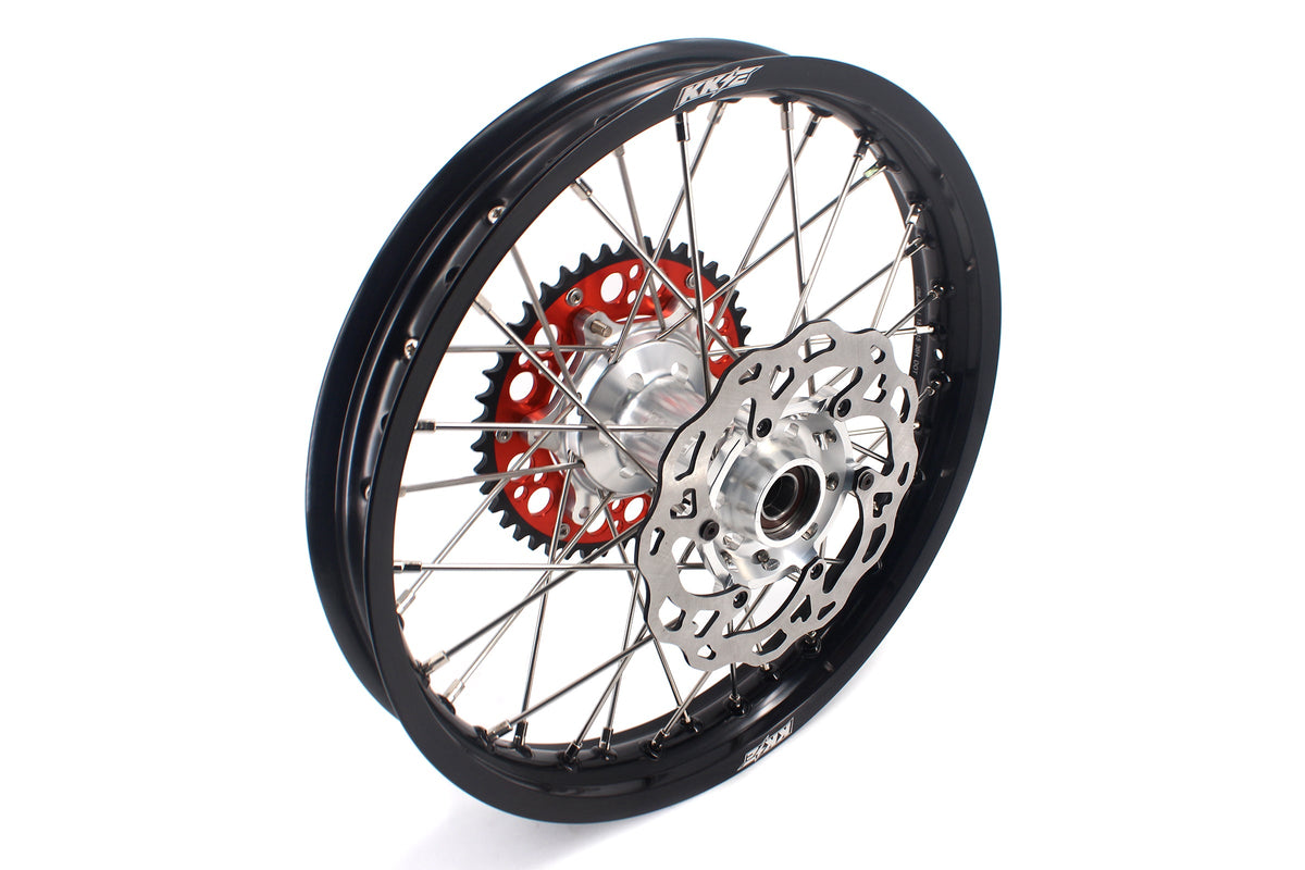 KKE 21/18 Enduro Rim Wheels For KTM EXC EXC-F EXC-W XCW 125-530CC 2003-2025 Silver Hubs