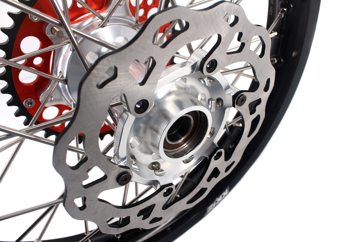 KKE 21/18 Enduro Rim Wheels For KTM EXC EXC-F EXC-W XCW 125-530CC 2003-2025 Silver Hubs