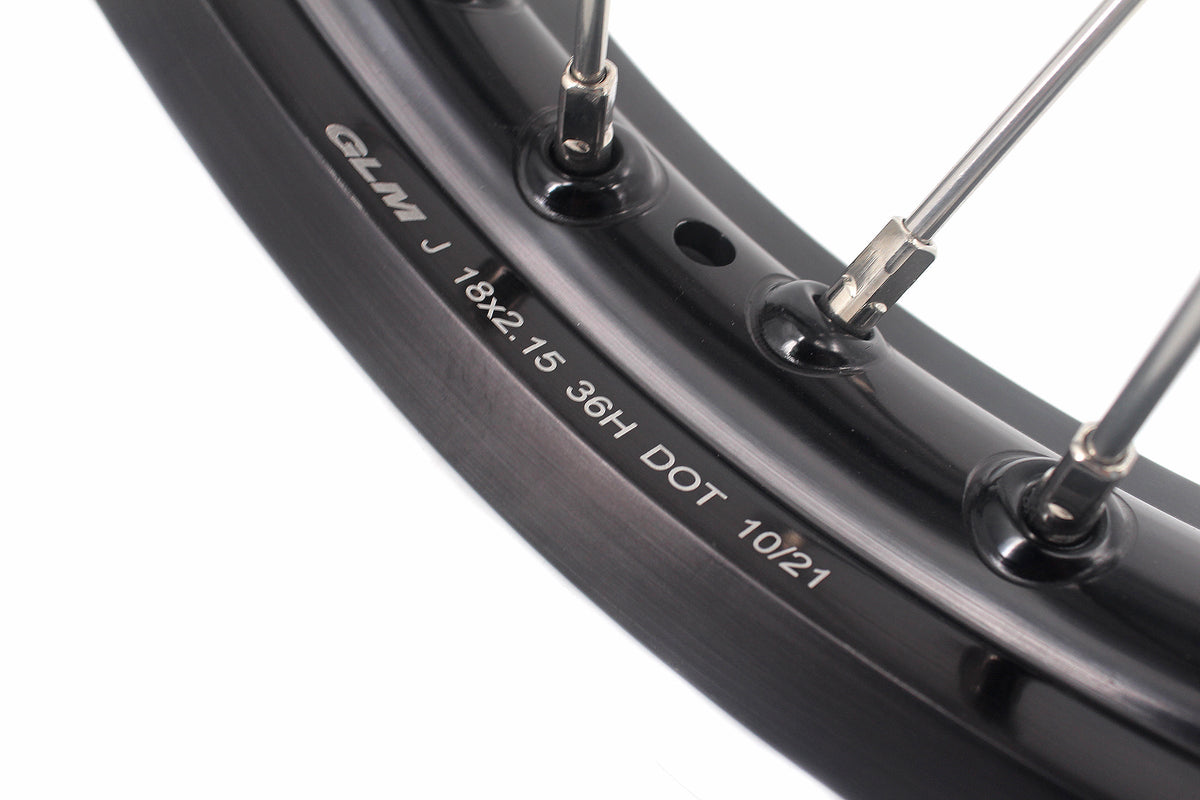 KKE 21/18 Enduro Rim Wheels For KTM EXC EXC-F EXC-W XCW 125-530CC 2003-2025 Silver Hubs