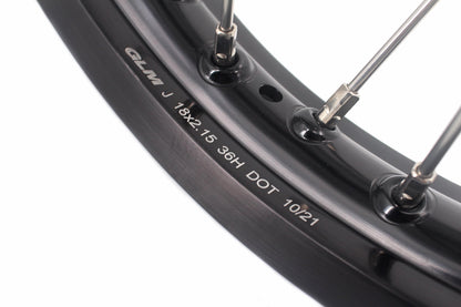 KKE 21/18 Enduro Rim Wheels For KTM EXC EXC-F EXC-W XCW 125-530CC 2003-2025 Silver Hubs