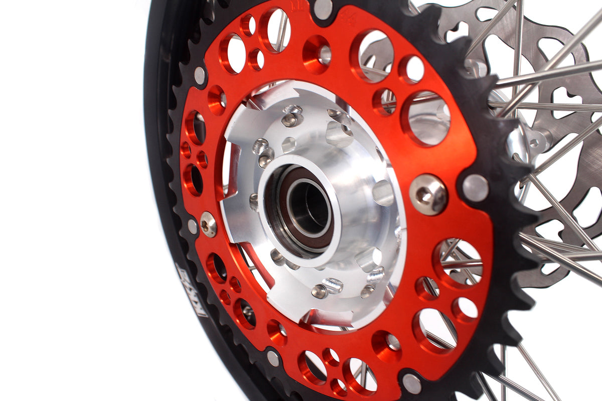 KKE 21/18 Enduro Rim Wheels For KTM EXC EXC-F EXC-W XCW 125-530CC 2003-2025 Silver Hubs