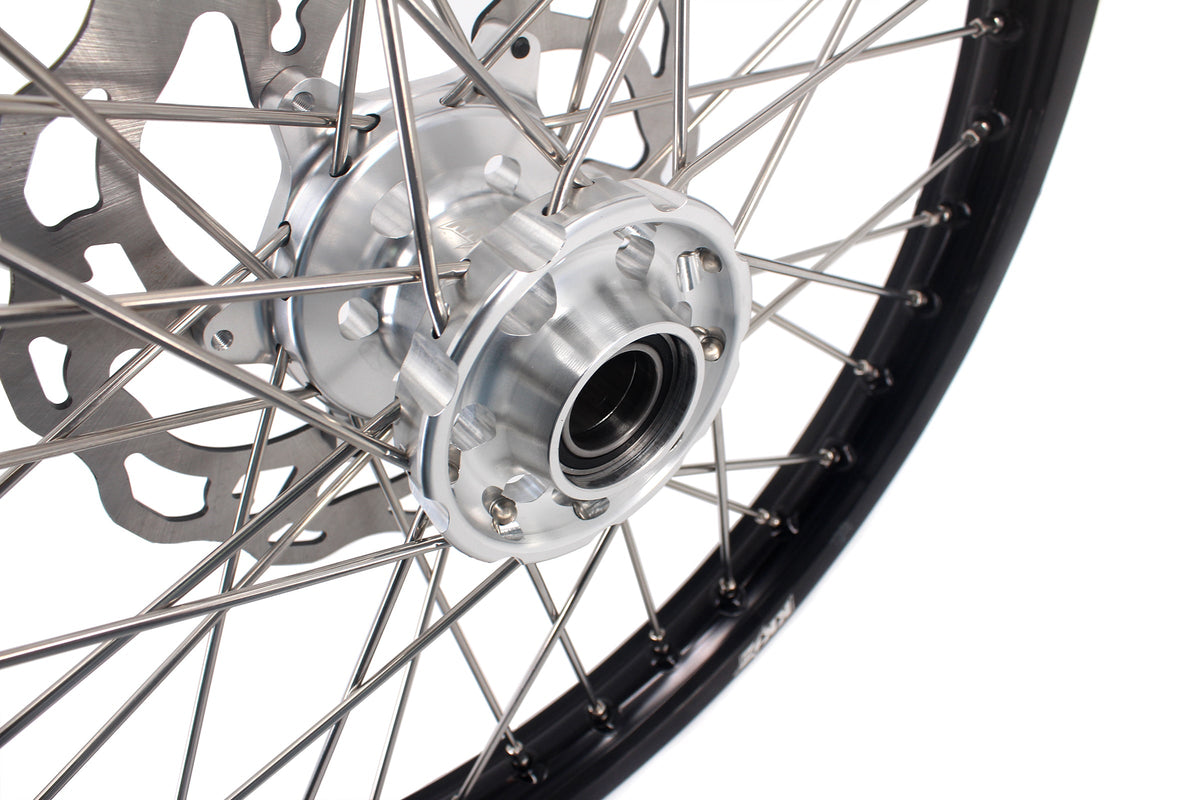 KKE 21/18 Enduro Rim Wheels For KTM EXC EXC-F EXC-W XCW 125-530CC 2003-2025 Silver Hubs