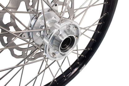 KKE 21/18 Enduro Rim Wheels For KTM EXC EXC-F EXC-W XCW 125-530CC 2003-2025 Silver Hubs