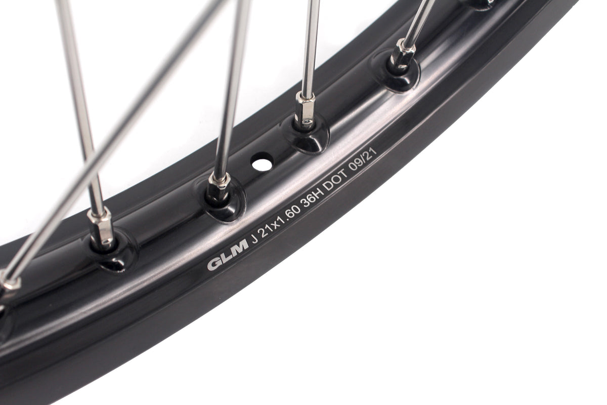 KKE 21/18 Enduro Rim Wheels For KTM EXC EXC-F EXC-W XCW 125-530CC 2003-2025 Silver Hubs