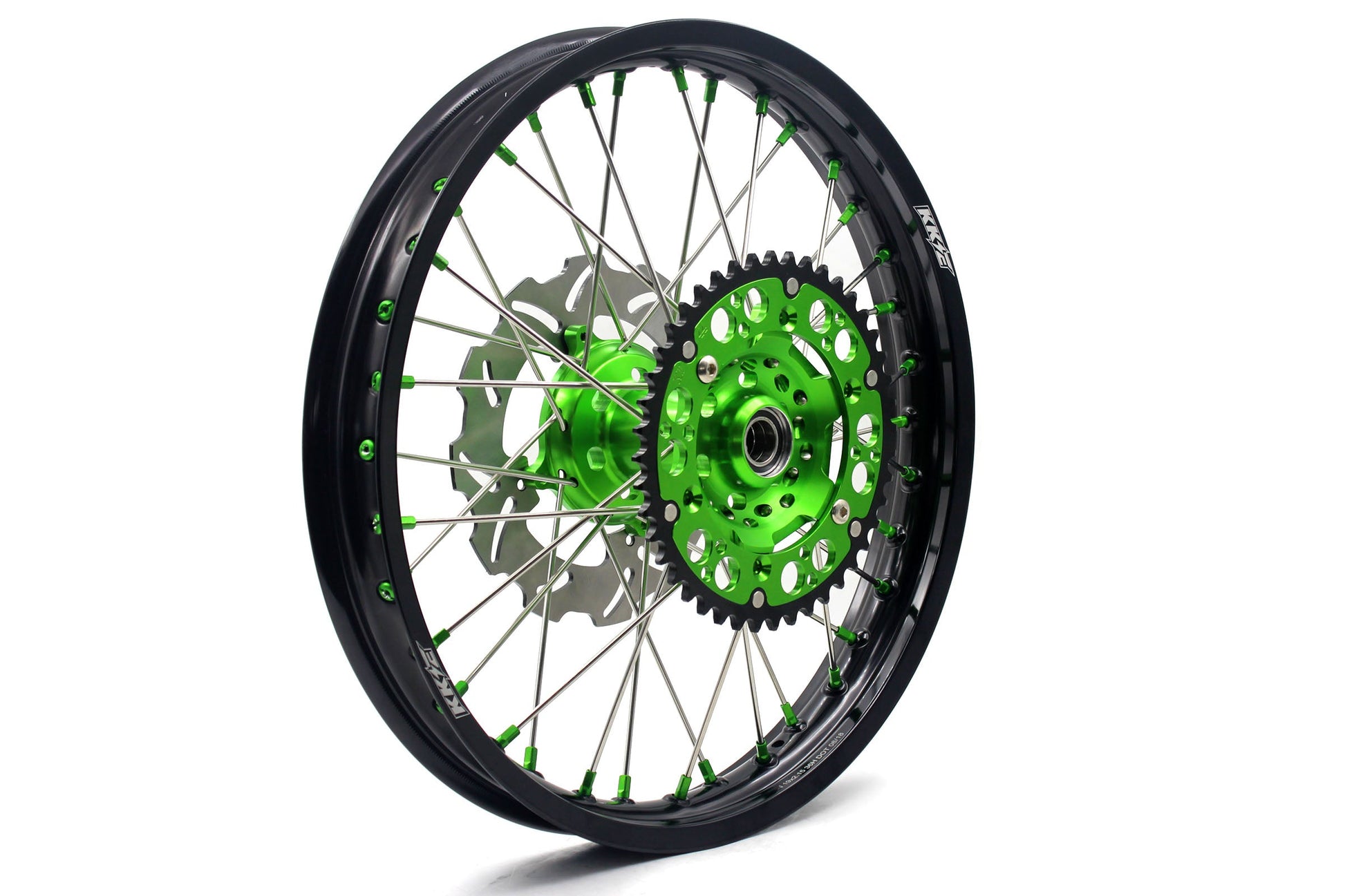 KKE 21" 19" Motorcycle Dirtbike Wheels Rims Fit KAWASAKI KX250F 450F 2015 2016 2017 2018 - Howling Moto