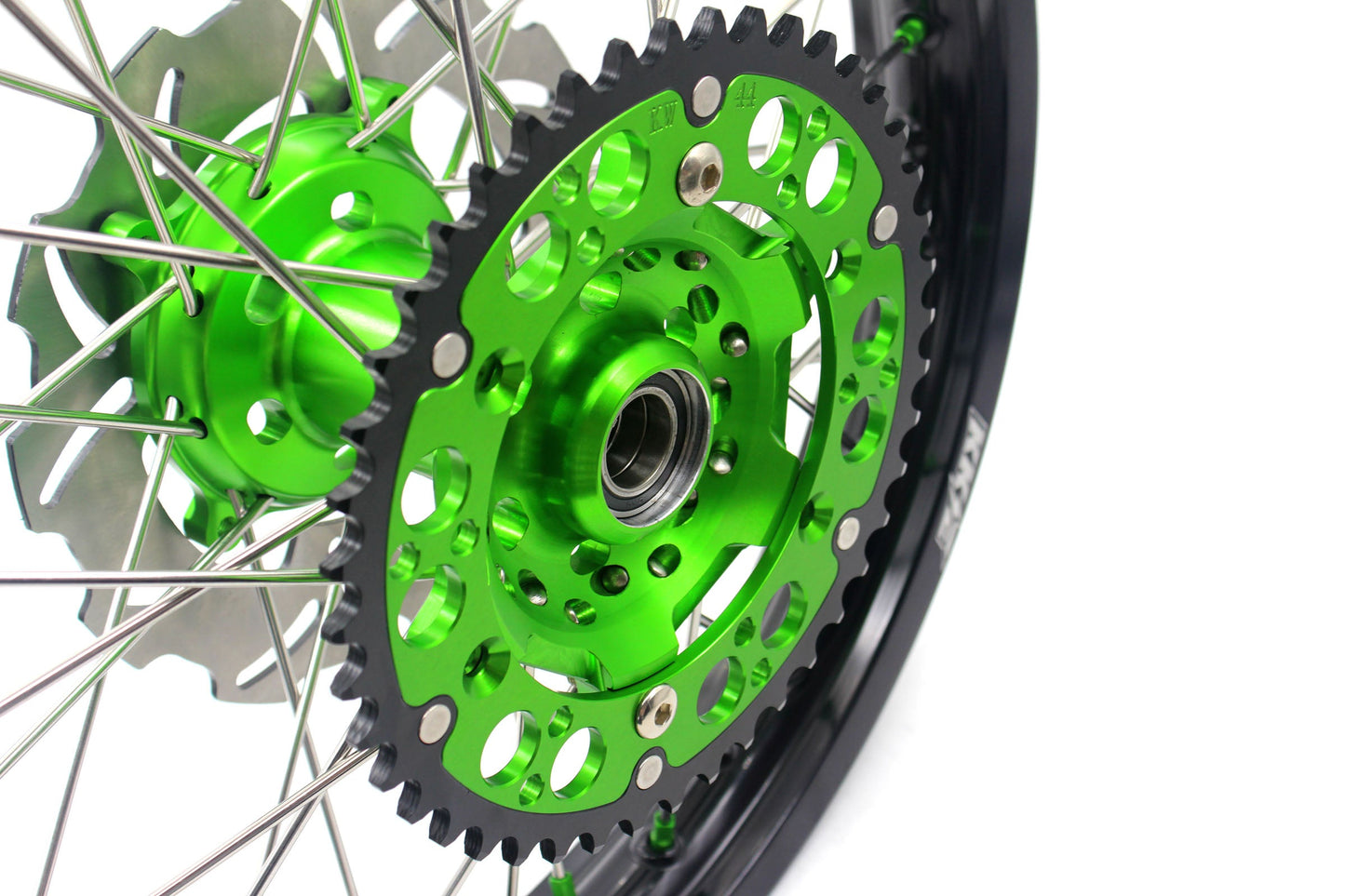 KKE 21in. 19in. Wheels For KAWASAKI KX125 KX250 1993-2002 Off Road Spoke Billet Rims