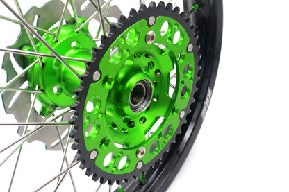 KKE 21in. 19in. Wheels For KAWASAKI KX125 KX250 1993-2002 Off Road Spoke Billet Rims