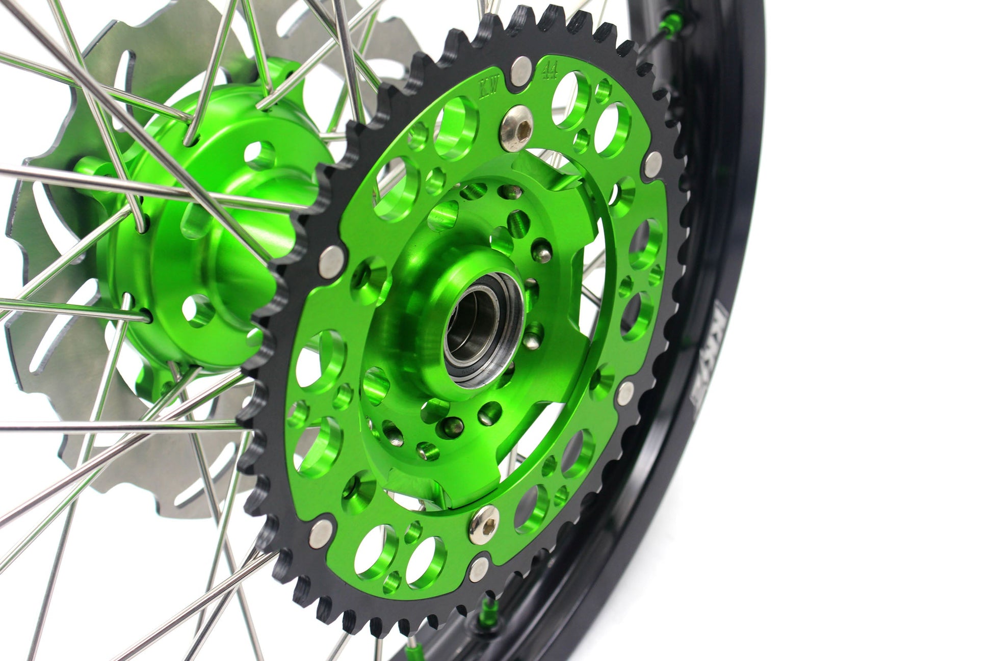 KKE 21" 19" Motorcycle Dirtbike Wheels Rims Fit KAWASAKI KX250F 450F 2015 2016 2017 2018 - Howling Moto
