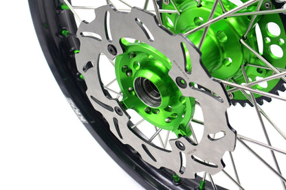 KKE 21in. 19in. Wheels For KAWASAKI KX125 KX250 1993-2002 Off Road Spoke Billet Rims