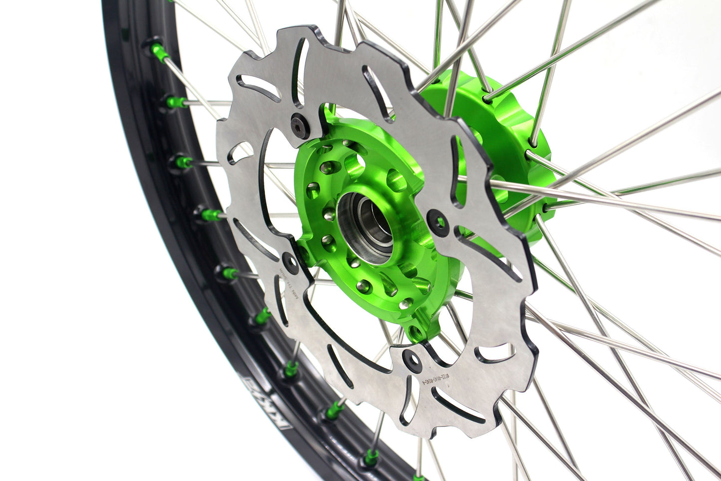 KKE 21in. 19in. Wheels For KAWASAKI KX125 KX250 1993-2002 Off Road Spoke Billet Rims