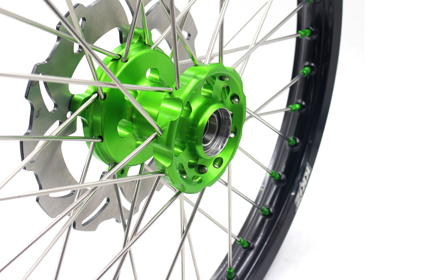 KKE 21in. 19in. Wheels For KAWASAKI KX125 KX250 1993-2002 Off Road Spoke Billet Rims