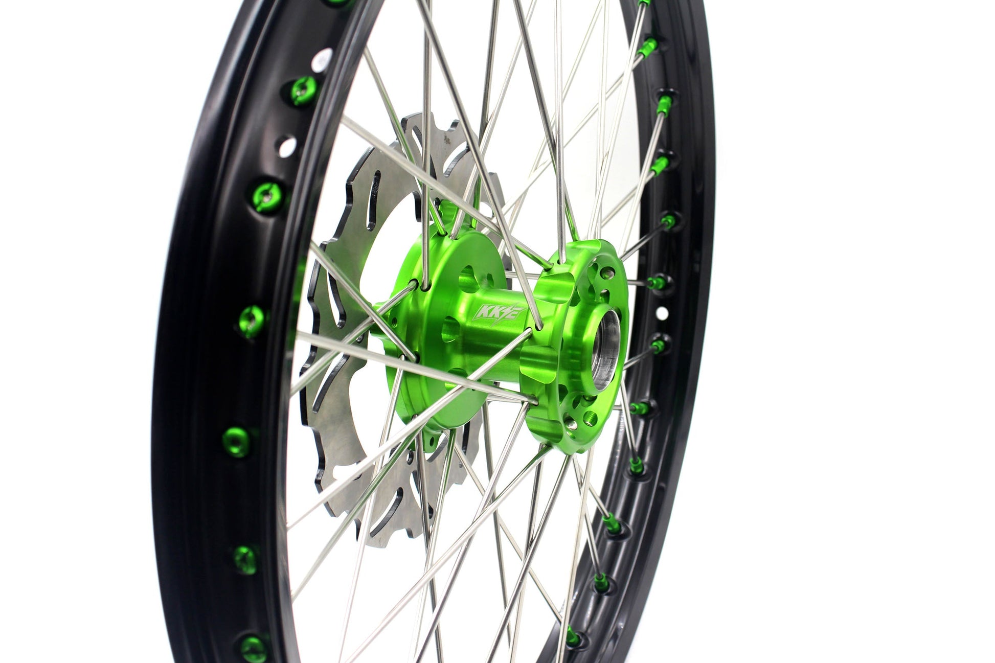 KKE 21" 19" Motorcycle Dirtbike Wheels Rims Fit KAWASAKI KX250F 450F 2015 2016 2017 2018 - Howling Moto