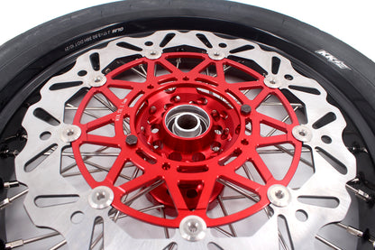 KKE CUSH DRIVE 17 Inch Supermoto Tires Rims Fit HONDA CRF250X CRF450X 2005-2018 - Howling Moto