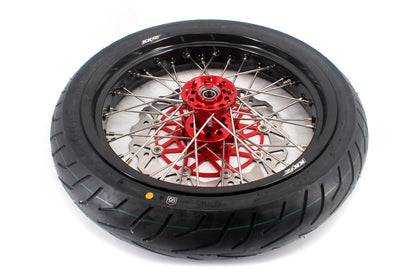 KKE CUSH DRIVE 17 Inch Supermoto Tires Rims Fit HONDA CRF250X CRF450X 2005-2018 - Howling Moto