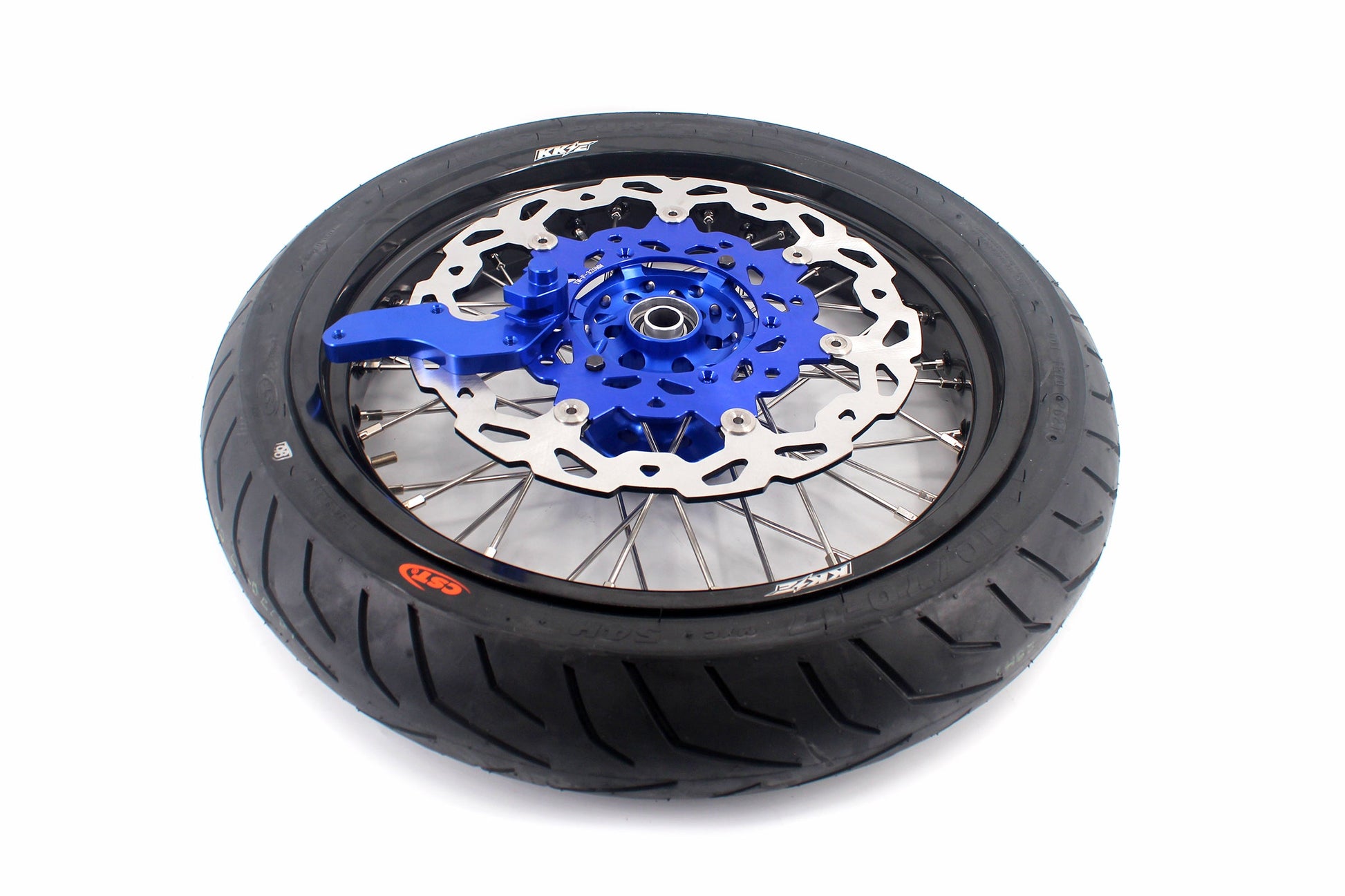 KKE 3.5/4.25*17inch CUSH DRIVE Supermoto Wheels For YAMAHA YZ125 YZ250 YZ450FX YZ250F YZ450F WR450F Tires - Howling Moto