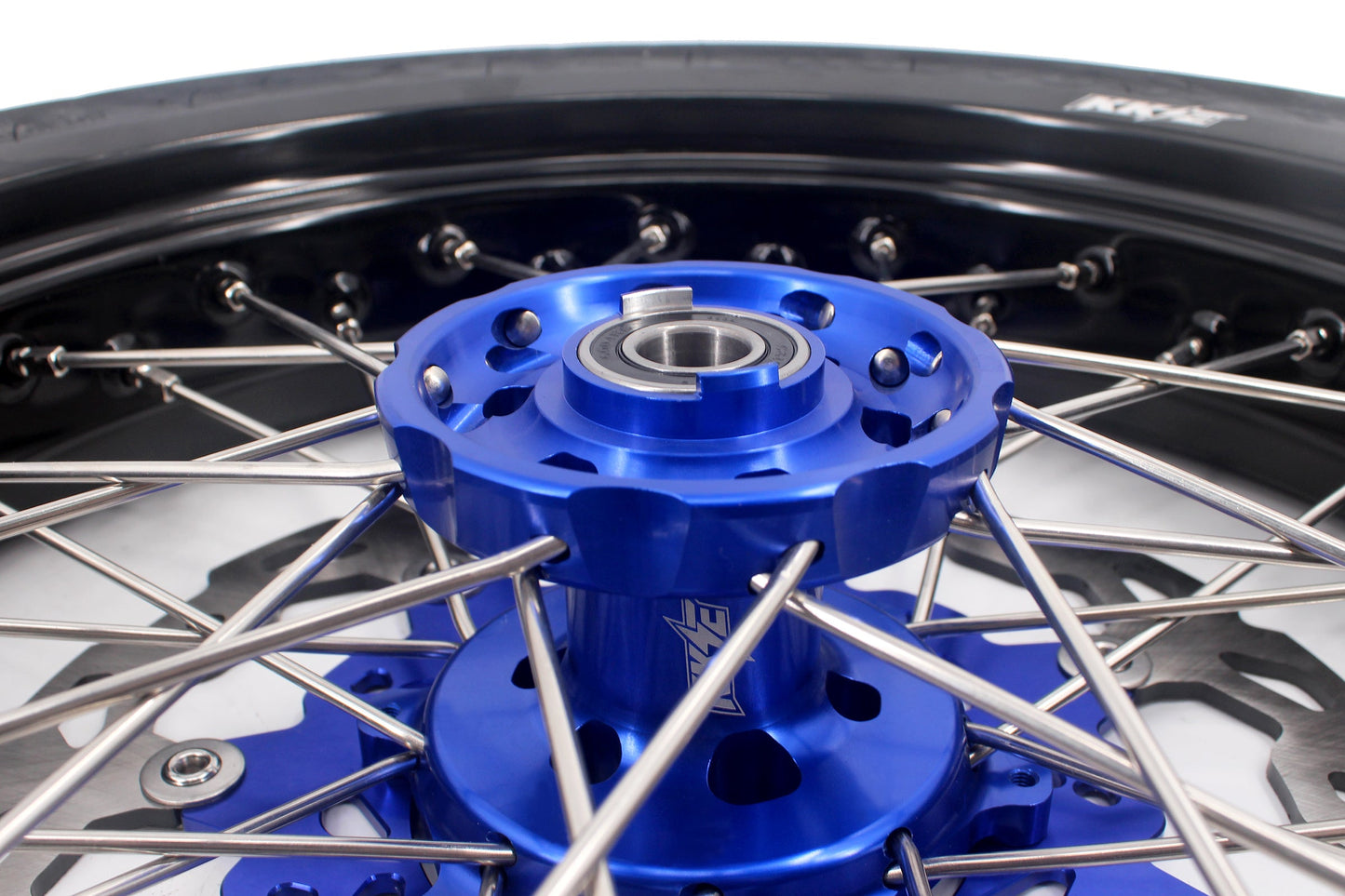 KKE 3.5/4.25*17inch CUSH DRIVE Supermoto Wheels For YAMAHA YZ125 YZ250 YZ450FX YZ250F YZ450F WR450F Tires - Howling Moto