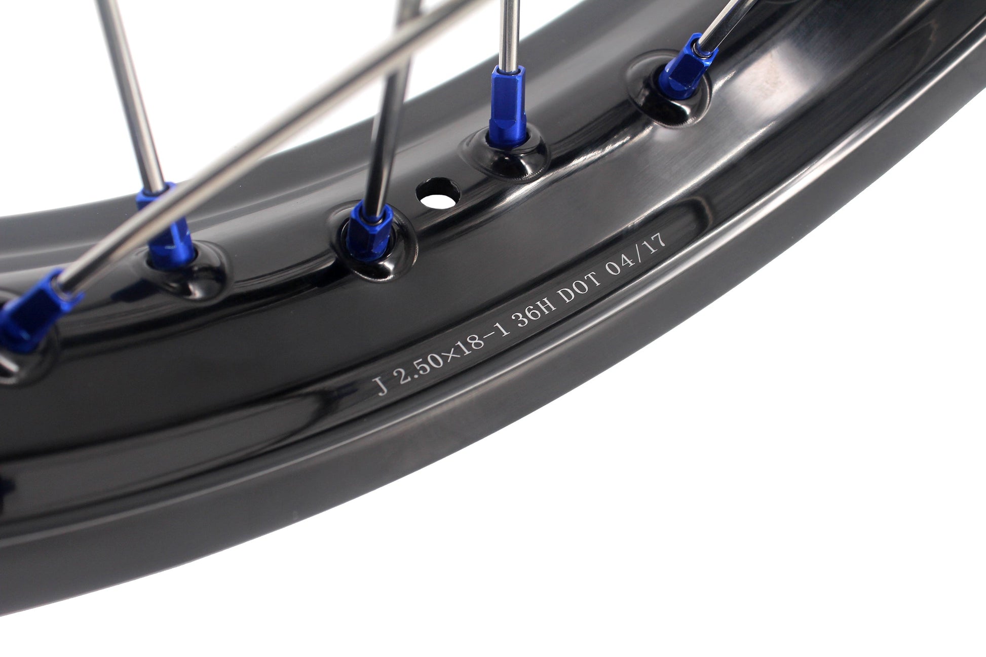 KKE 1.85*21 & 2.5*18 Motorcycle Tubed Spoke Rims Fit Yamaha Tenere 700 2019-2025 Blue - Howling Moto