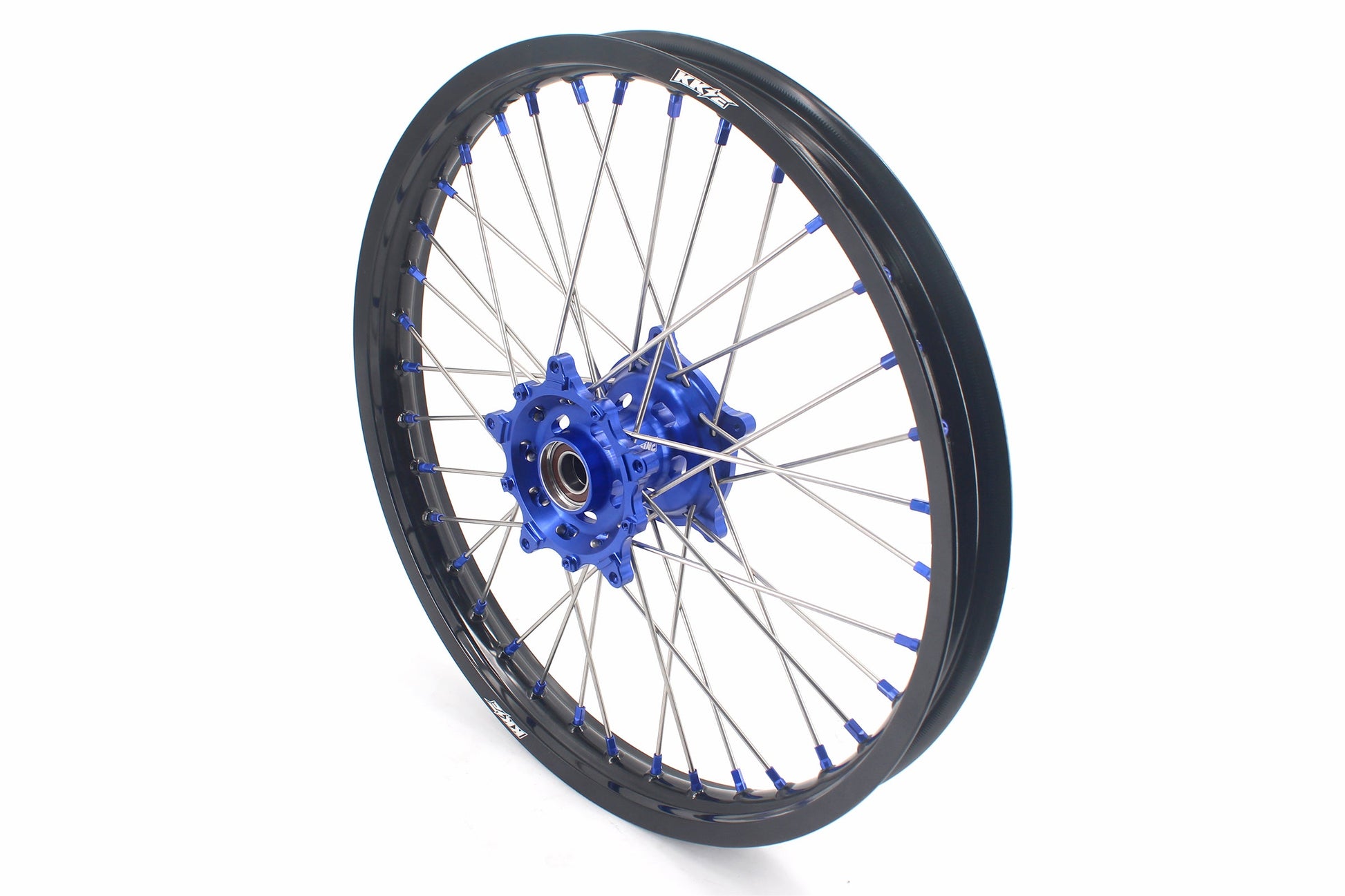 KKE 1.85*21 & 2.5*18 Motorcycle Tubed Spoke Rims Fit Yamaha Tenere 700 2019-2025 Blue - Howling Moto