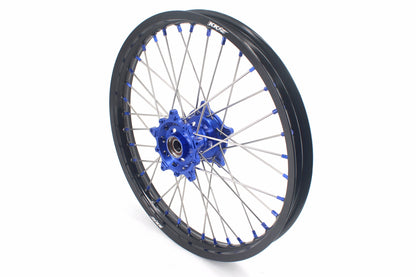 KKE 1.85*21 & 2.5*18 Motorcycle Tubed Spoke Rims Fit Yamaha Tenere 700 2019-2025 Blue - Howling Moto