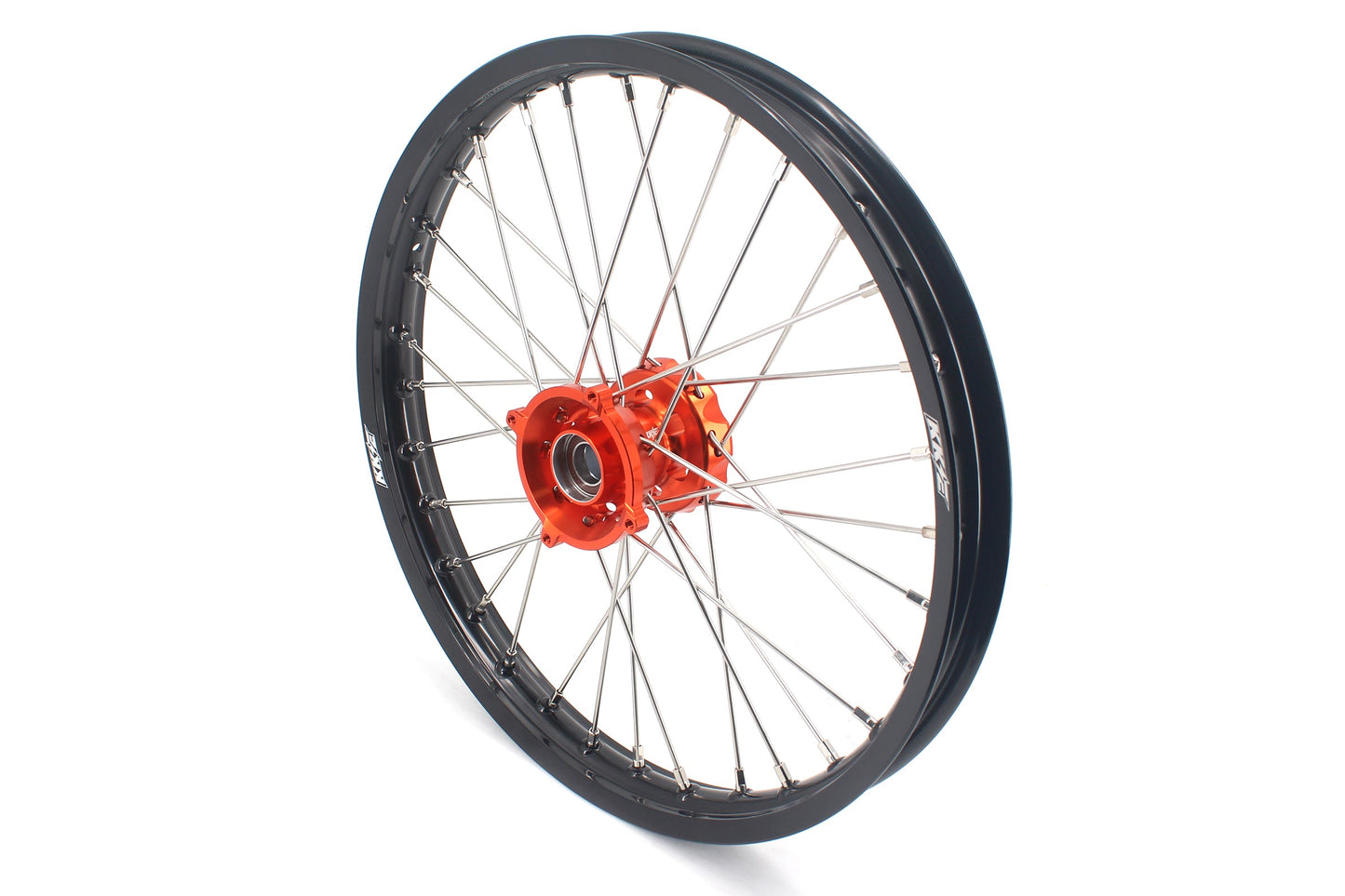 KKE 19" 16" Kid's Big Wheels GLM Rims For KTM SX 85 2021 2022 2023 2024 Orange Hub - Howling Moto