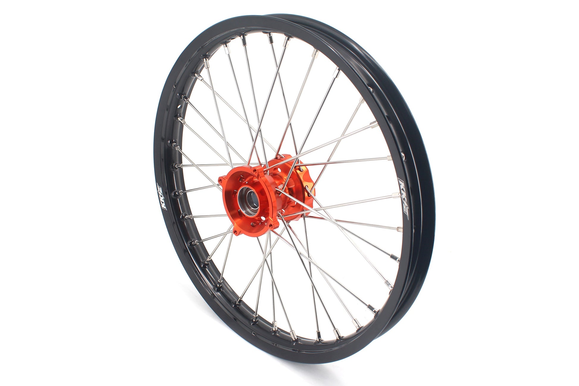 KKE 19" 16" Kid's Big Wheels GLM Rims For KTM SX 85 2021 2022 2023 2024 Orange Hub - Howling Moto