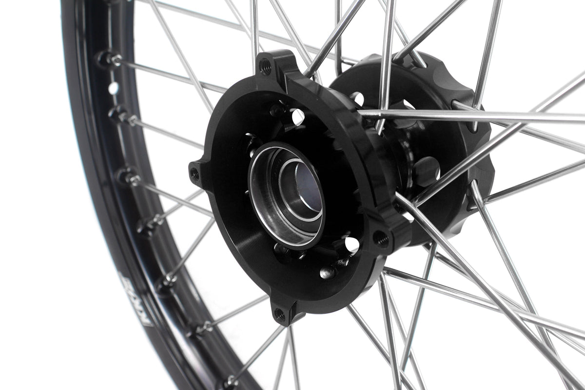 KKE 19/16 Factory Size Kids Big Wheels Rims Fit KTM SX 85 2021-2024 Husqvarna TC85 GAS AGS MC85 Black Hub