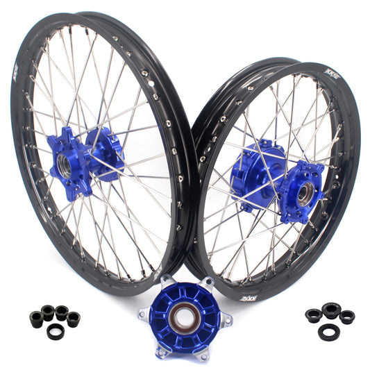 KKE 21/18 Enduro CUSH Drive Spoke Wheels For KTM EXC EXC-F EXC-W 125-530CC 2003-2024 Blue Hub - Howling Moto