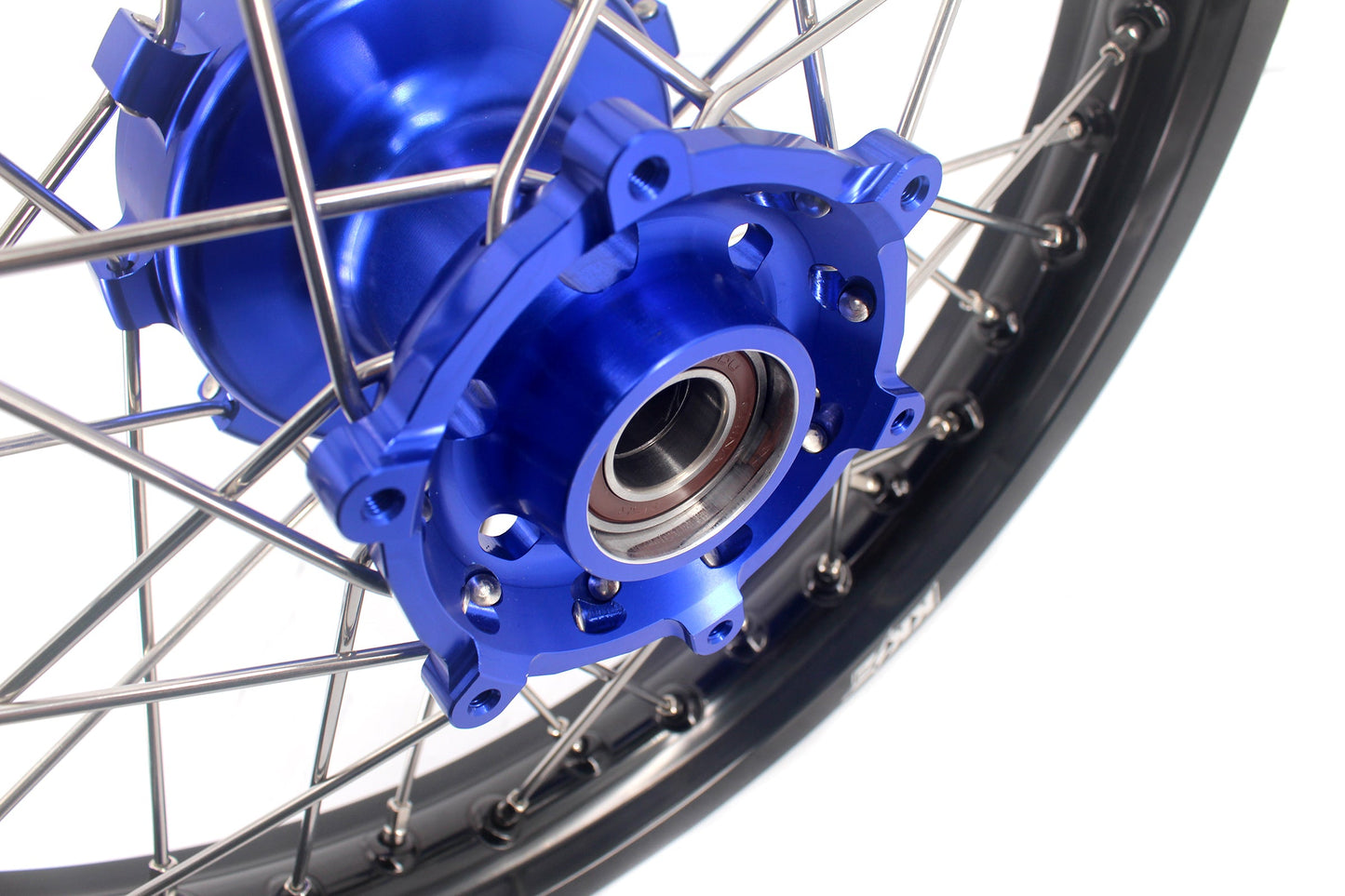 KKE 21/18 Enduro CUSH Drive Spoke Wheels For KTM EXC EXC-F EXC-W 125-530CC 2003-2024 Blue Hub - Howling Moto