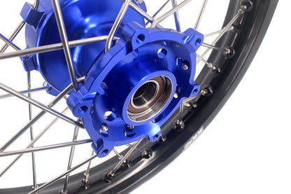 KKE 21/18 Enduro CUSH Drive Spoke Wheels For KTM EXC EXC-F EXC-W 125-530CC 2003-2024 Blue Hub - Howling Moto