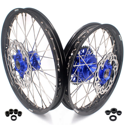 KKE 21/18 Enduro CUSH Drive Spoke Wheels For KTM EXC EXC-F EXC-W 125-530CC 2003-2024 Blue Hub - Howling Moto