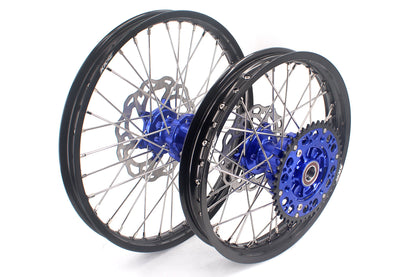 KKE 21/18 Enduro CUSH Drive Spoke Wheels For KTM EXC EXC-F EXC-W 125-530CC 2003-2024 Blue Hub - Howling Moto