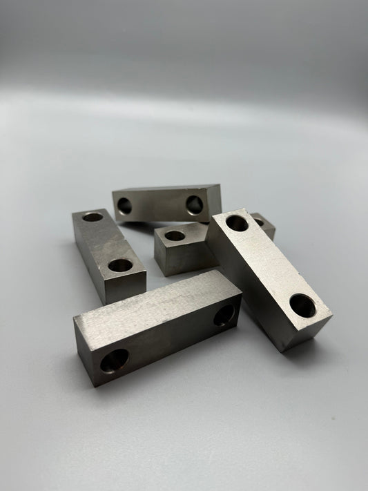 E-scrapez Titanium Scrape Plate Block for Motorcycle Scrape Bars